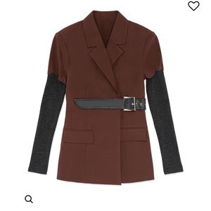 Weworewhat Rib Sleeve Suiting Blazer BRAND NEW WITH TAGS